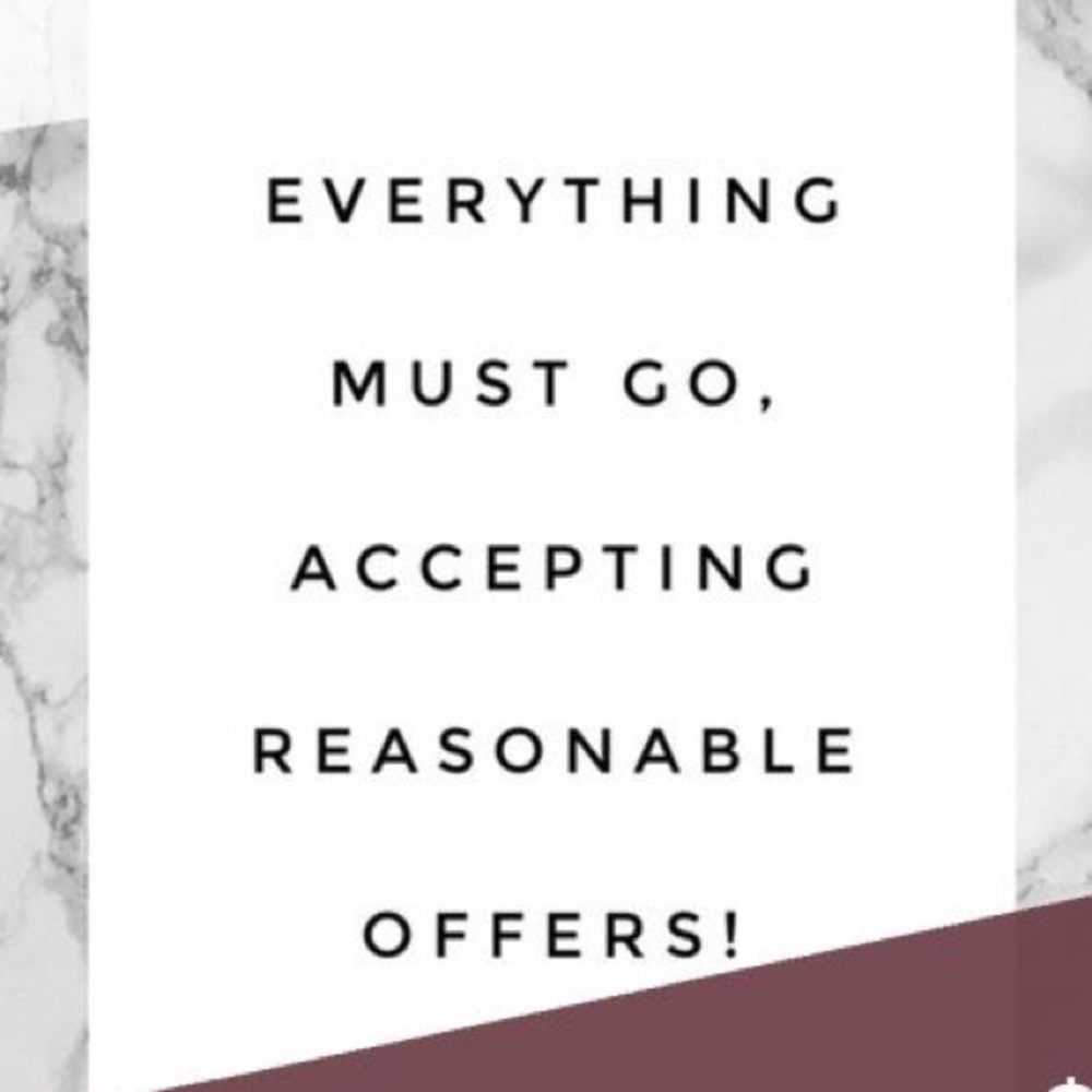 everything must go! ✨